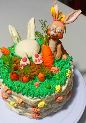 Una foto de Pastel de zanahoria