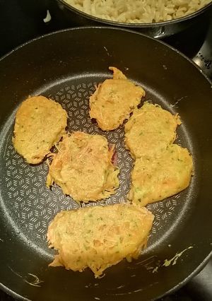 Une photo de Beignet courgette carotte