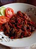Babat gongso pedas