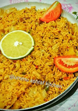Chinese stir fried rice ainihin hoton girkin