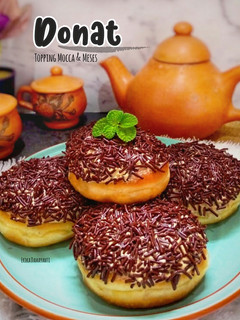 Foto resep Donat Topping Cream Mocca Meses