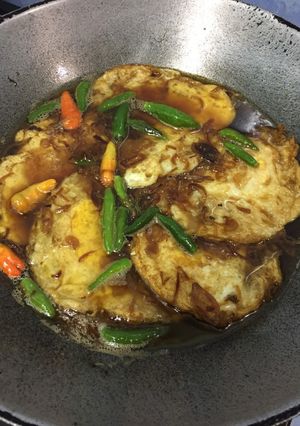Foto resep Telor ceplok kuah kecap