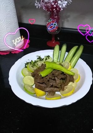 صورة لوصفة كبدة اسكندراني