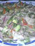 Lengua de res a la vinagreta