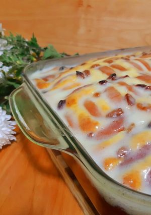 Фото Яблочный пирог с сметанной заливкой 😋😋😋😋😋.