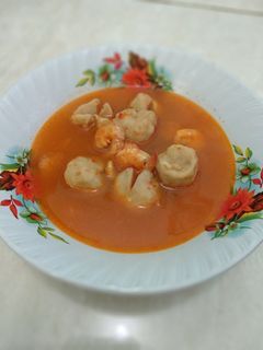 Foto resep Tomyam Udang + Bakso