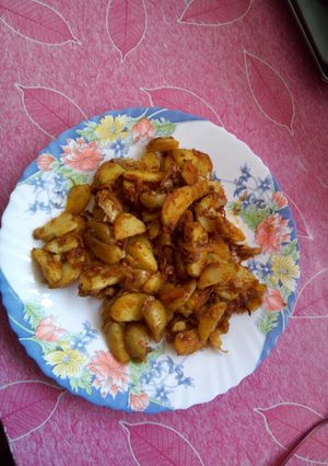 A picture of Sauteed paprika potatoes.