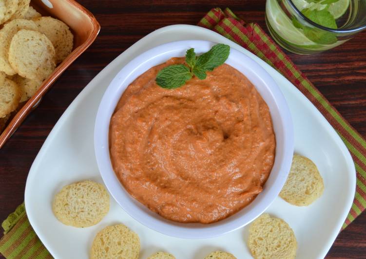 Roasted Red Bell Pepper Dip