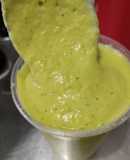 Salsa🥑cremosa🧄de aguacate🥑🥛🧅