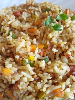 A picture of Re-using leftover rice.
