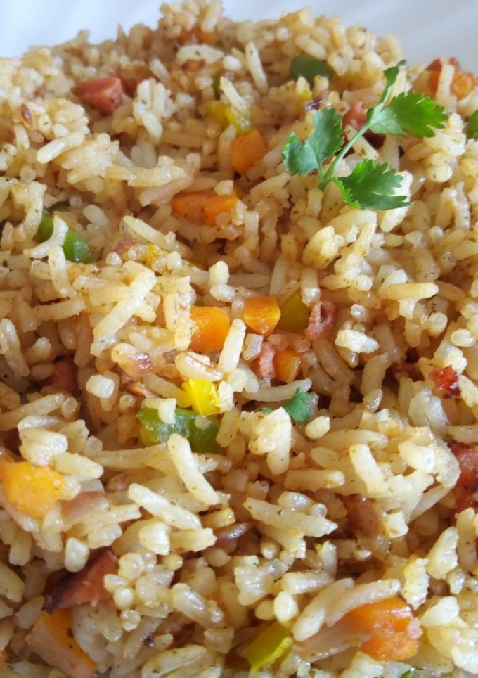 A picture of Re-using leftover rice.