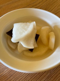 A picture of Pickled Daikon radish.