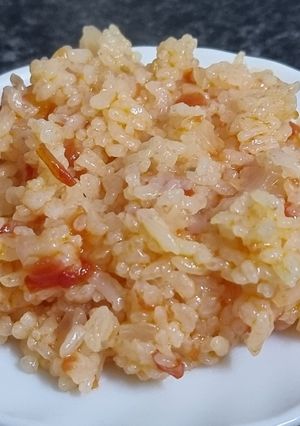 A picture of Tomato rice.