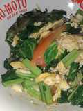 Tumis telur sawi/caisin