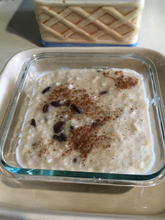 Una foto de Arroz con Leche de Almendras