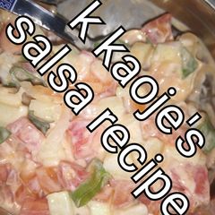 A picture of My home made salsa.