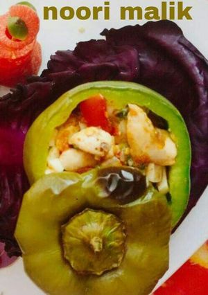 A picture of Stuffed_chiken_capsicum.