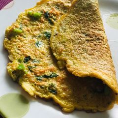 A picture of Vegetable Oats Omelette.