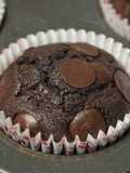 Walnut and Dark Couveture Chocolate Cupcake