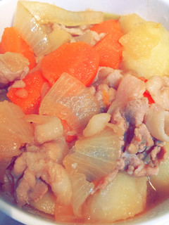 【源釀醬油】おふくろの味~日式馬鈴薯燉肉 的食譜成品照片