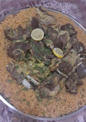 صورة لوصفة كبسه لحمة