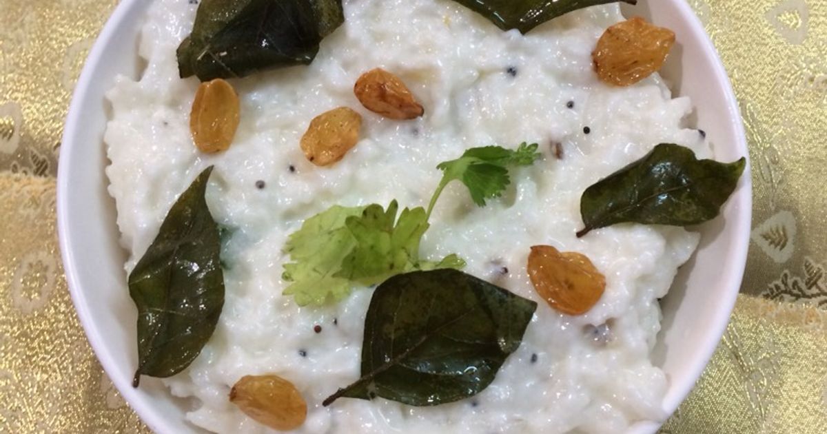Simple Heavenly Curd Rice Recipe by Shruti Raman( legendet100) - Cookpad