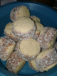 Una foto de Alfajor de almidón
