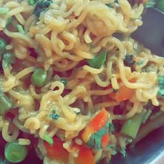 A picture of Peas maggi.