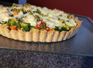 Una foto de Masa de harina de avena para tartas saladas