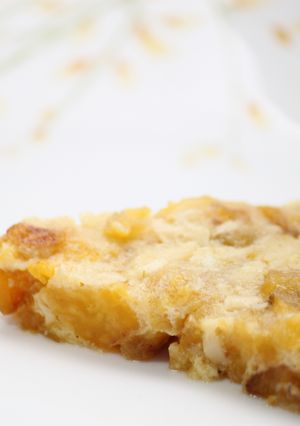 A picture of Steamed Plantain Cake.