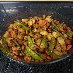 A picture of Sausage casserole.