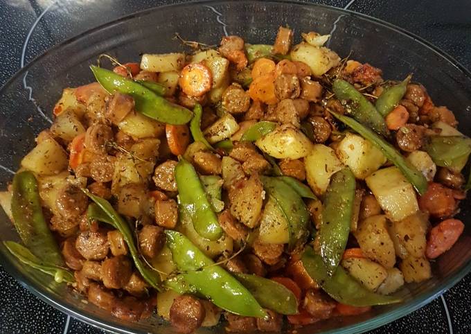 Recipe of Any-night-of-the-week Sausage casserole