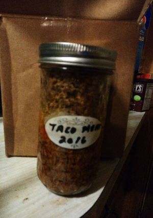 A picture of Canned Ground Beef Taco Meat.