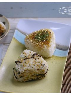日式烤飯糰(兩種口味) 的食譜成品照片
