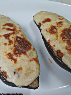Una foto de Berenjenas boloñesa gratinadas con bechamel