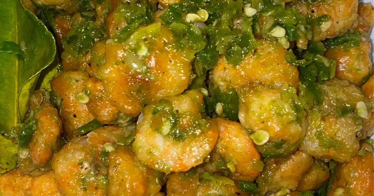 Udang Goreng Cabe Ijo
