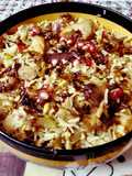 চিকেন বেরি পোলাও (chicken berry polau recipe in Bengali)