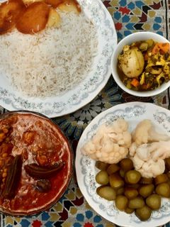 عکسی از دستور خورش بامیه