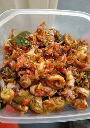 Foto resep Sambal cumi kecombrang