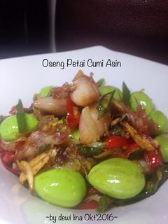 Foto resep Oseng Petai Cumi Asin