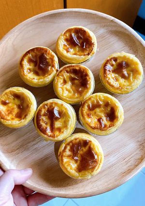 รูปของ Egg tarts... ทาร์ตไข่ Air Fryer