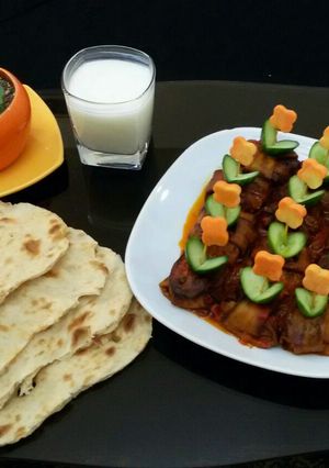 عکسی از دستور بقچه بادمجان 🍆🍆🍆