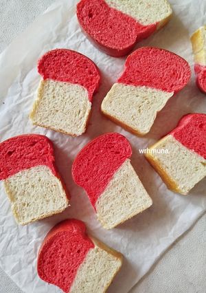 Foto resep Roti Tawar Mini Merah Putih
