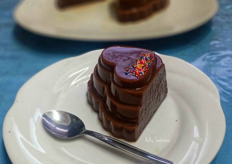 Puding coklat