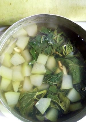 Foto resep Sayur Bening Bayam Labu