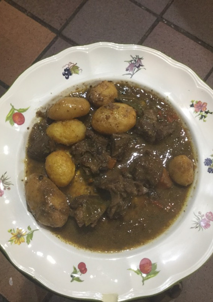 Una foto de Jabalí con patatinos