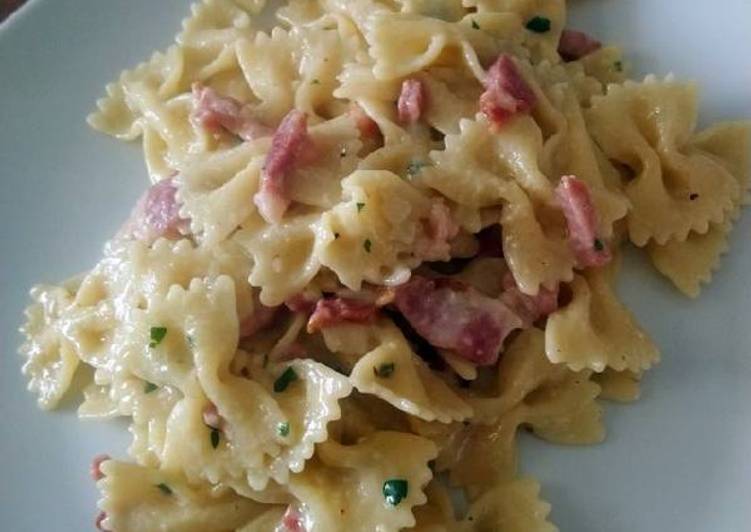 Comment Cuisiner Pâte carbonara