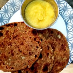 A picture of Yummiest healthiest PARANTHA.