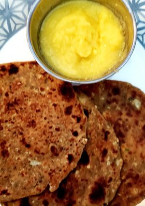 A picture of Yummiest healthiest PARANTHA.