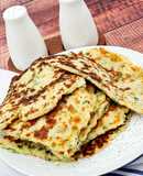 Scottish traditional breakfast "Tattie scones"